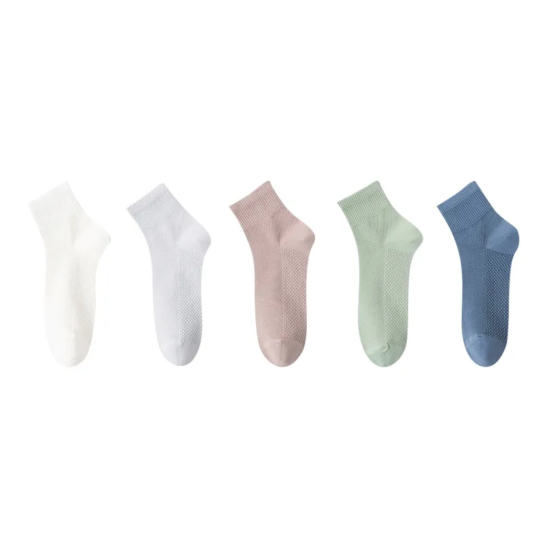MIIOW Mid Calf Socks Men's Pack Of 5-4