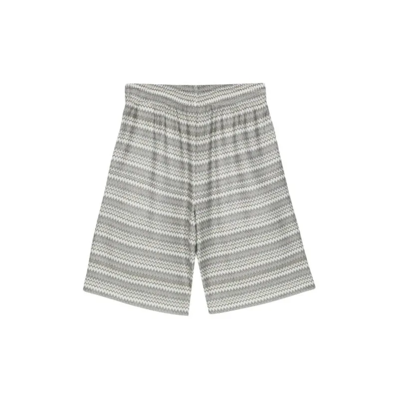 MISSONI Zigzag-woven Shorts-1