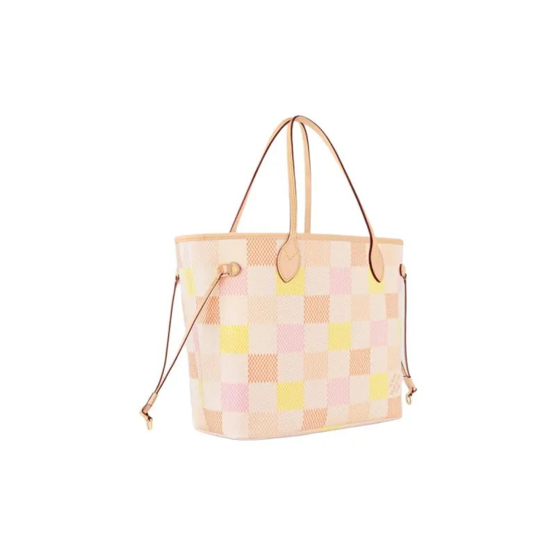 LOUIS VUITTON Neverfull Mm Peach-1