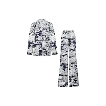 SILKY MIRACLE SS24 Pajama Set Women's Multicolor