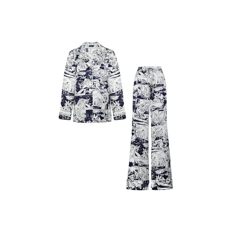 SILKY MIRACLE SS24 Pajama Set Women's Multicolor-0