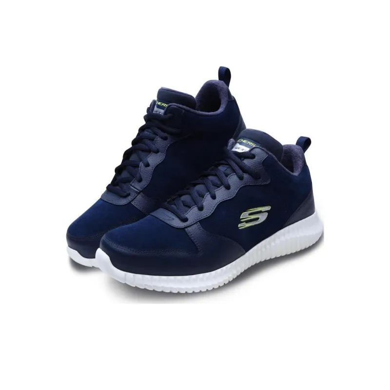 Skechers Elite Fle Cushioning Anti-Slip And Wear-Resistant Rebound Low-Top Running Shoes Men's Navy-2