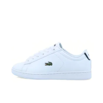 LACOSTE Lightweight Low-Top Skateboard Shoes Women's White