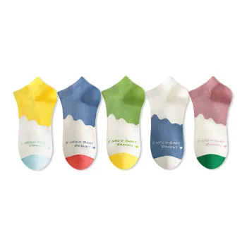 Taste The Color Ankle Socks Women's Pack Of 5