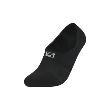 FILA Fitness Series No Show Socks Men's 1 Pack Jet Black
