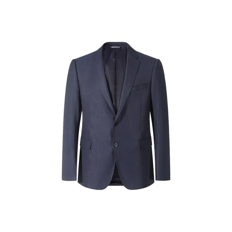 EMPORIO ARMANI SS24 Business Suit Men's Dark Blue-1