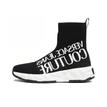 VERSACE JEANS Couture Logo-print Sock Sneakers