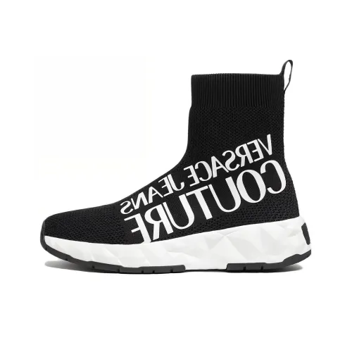 VERSACE JEANS Couture Logo-print Sock Sneakers