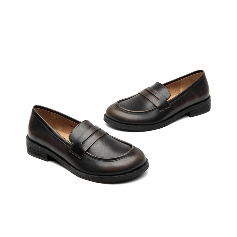 Beau Today Loafers Women's Antique Silver/Cocoa Coffee-8