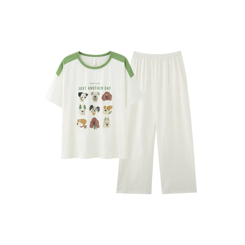 PBENO PD Pajama Set Women's Pure White-0