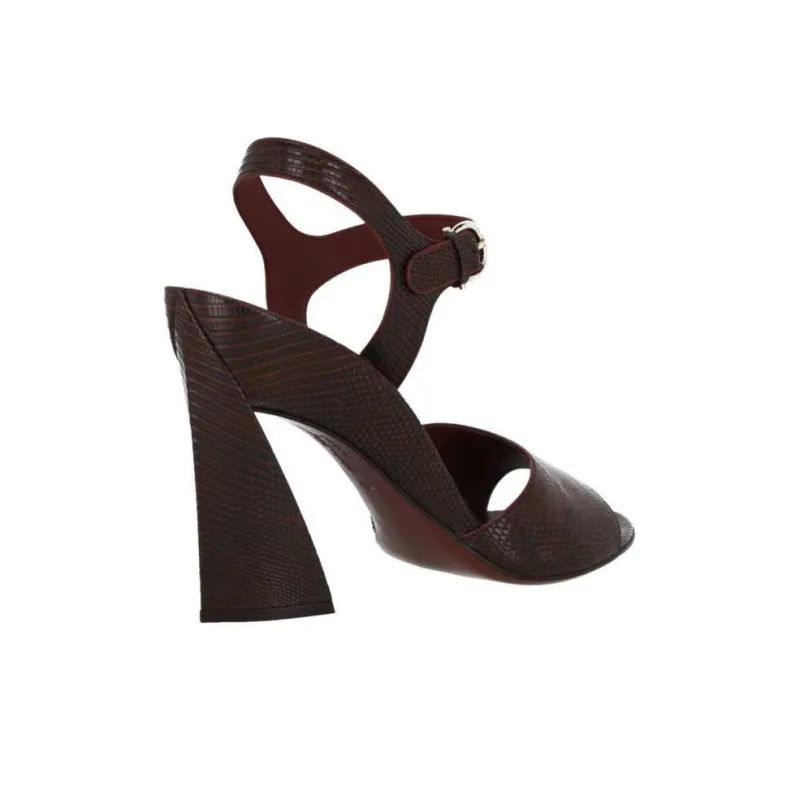 FERRAGAMO One Strap Sandals 11.4cm Women's Brown-4