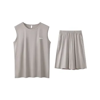 Fadaiqi Pajama Set Men's Gray Tile