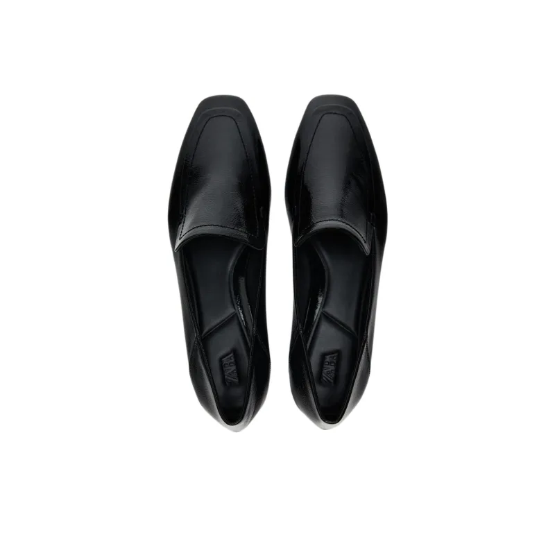 ZARA Casual Single Shoes Women's Black-4