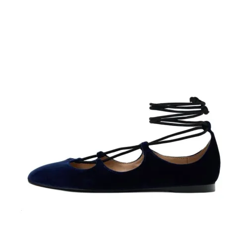 ZARA Casual Single Shoes Women's Dark Blue
