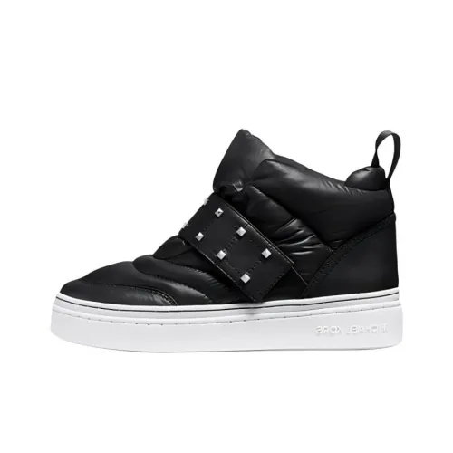 MICHAEL KORS Stirling High-Top Stylish Skateboarding Shoes Women's Black