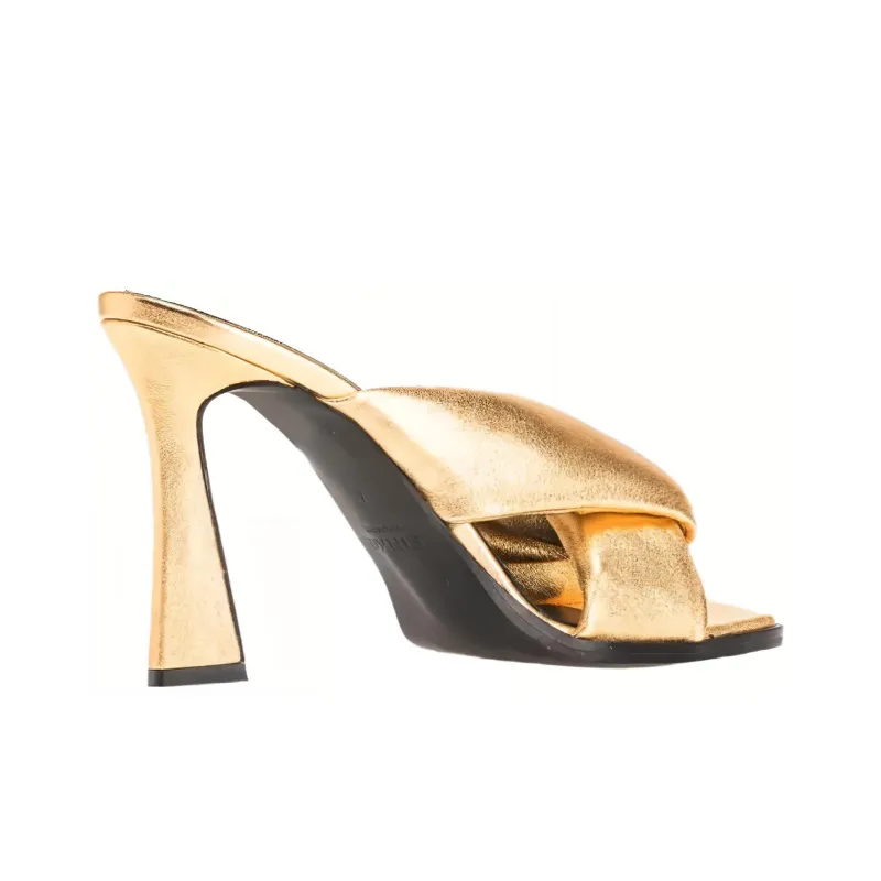 PINKO Sculpted Heeled Slip On Sandals Women's-3