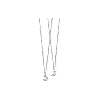 Swarovski Rhinestone Necklaces Unisex Silver