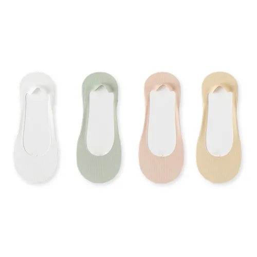 MIIOW No Show Socks Women's 4 Pack Mixed Color