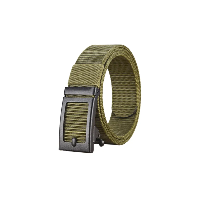 JW Metal Automatic Buckle Outdoor Breathable Casual Versatile Commute Canvas Belt Unisex-3