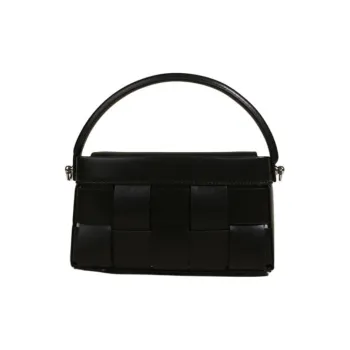 TOUCH MISS High-Quality Cow Split Leather Shoulder Bag Crossbody Bag Handbag Small Size Women's Black/Iron Gray/Brown