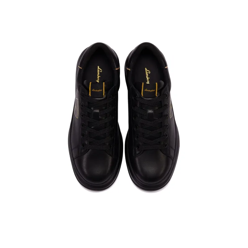 Lamborghini Low-Top Skateboard Shoes Unisex Black-3