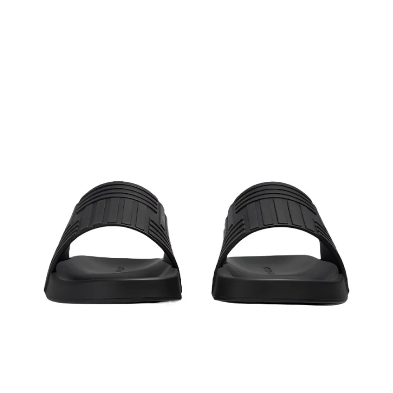 Bottega Veneta Rubber Slides Black-7