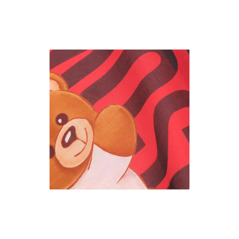 MOSCHINO Teddy Bear-print Scarf-2