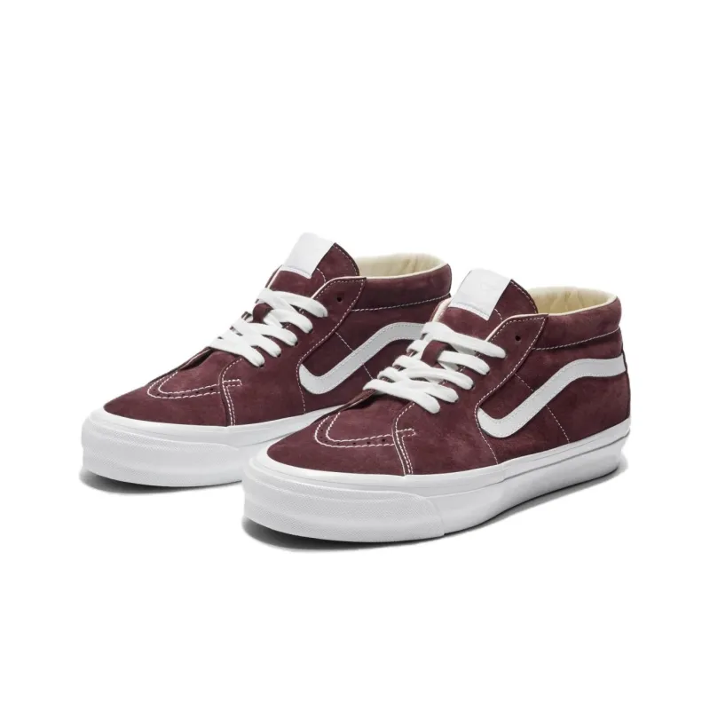 Sk8 Premium Vans Mid 83 'Port Royale Burgundy'-1