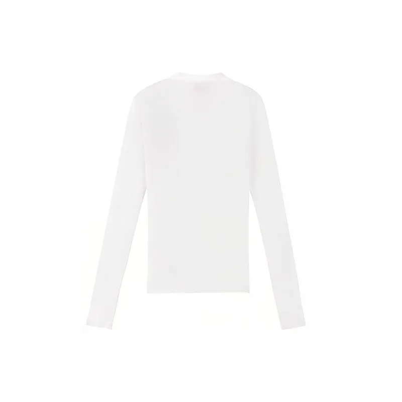 DIESEL Women's T Mokky Sl Microdiv Mock Neck Ribbed Tank Top White-1