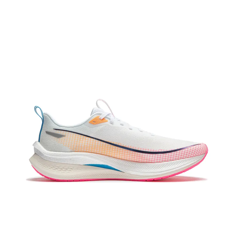 LiNing Red Hare 7 Pro Cushioning Breathable Supportive Rebound Low Top Long Distance Running Shoes Men's Standard White-1