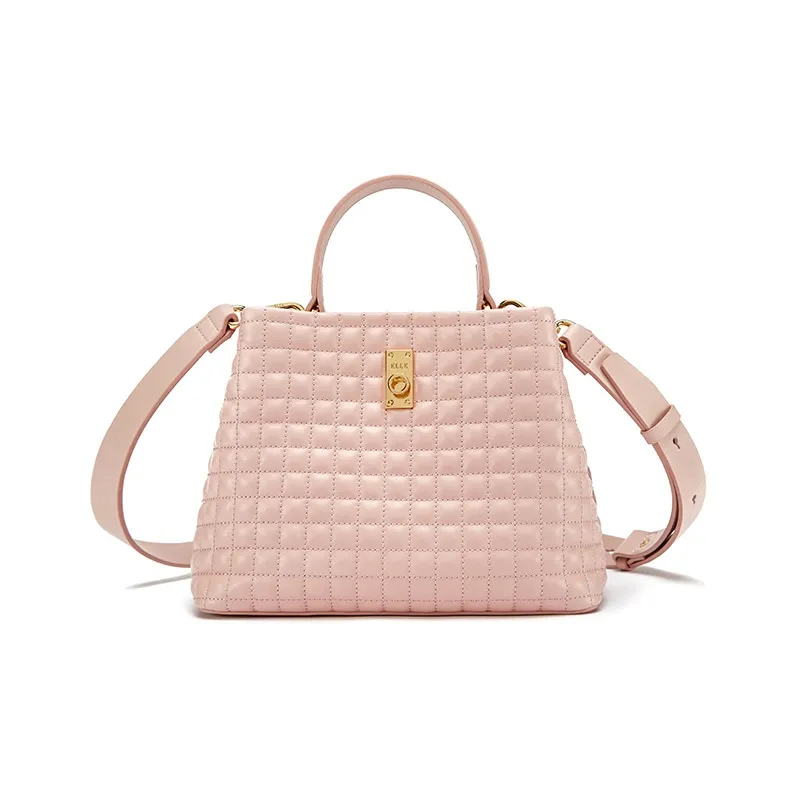 ELLE Cow Leather Shoulder Bag, Crossbody Bag, Handbag Women's Multicolor-6