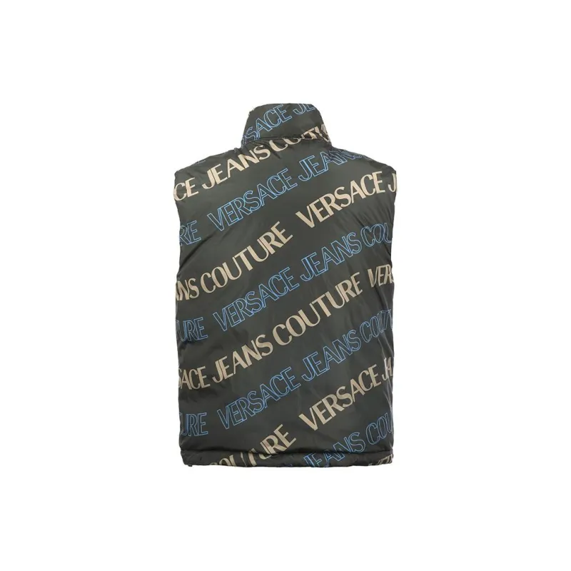 VERSACE JEANS COUTURE Logo patch Quilted Gilet-3