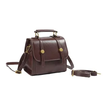 Carksky PU Backpack Portable Crossbody Bag Shoulder Bag Regular Women's Black/Coffee/Silver
