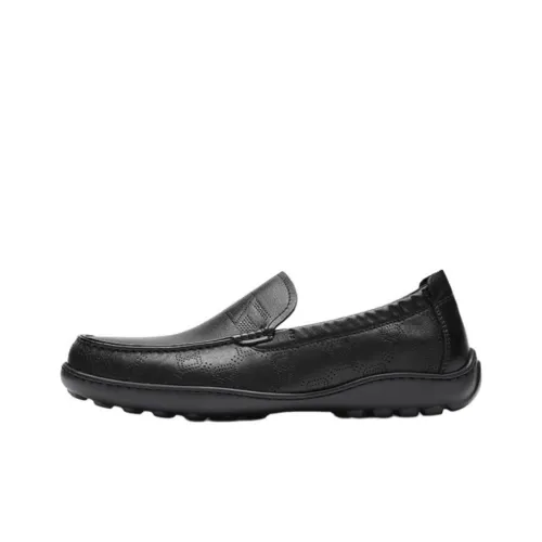 SAINT ANGELO Gommino Loafers Men Black