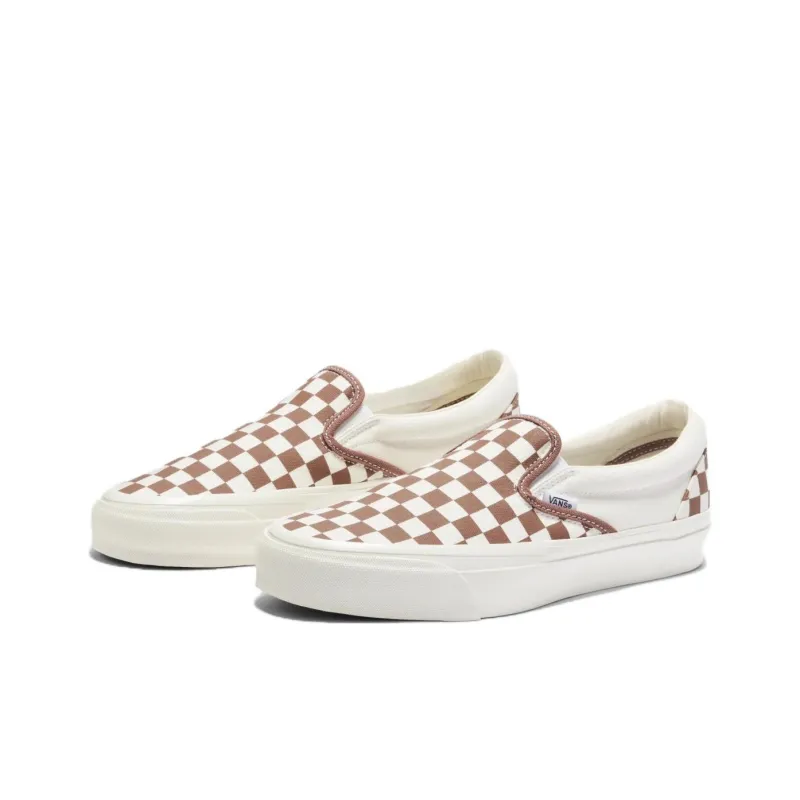 Vans Premium Slip On 98 'Checkerboard Coffee Brown'-1