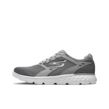 Skechers Go Run 400 Cushioned Slip-Resistant Low-Top Casual Running Shoes Men's Gray