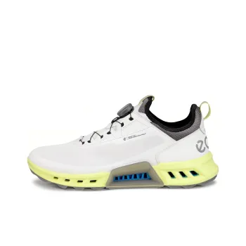 Ecco Water Resistant Low Top Casual Shoes Men's White Gray