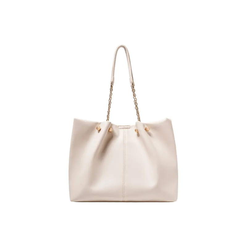 Chearly Kitity Synthetic Leather Shoulder Bag Women's Milkshake White-1