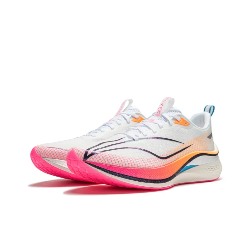 LiNing Red Hare 7 Pro Cushioning Breathable Supportive Rebound Low Top Long Distance Running Shoes Men's Standard White-2