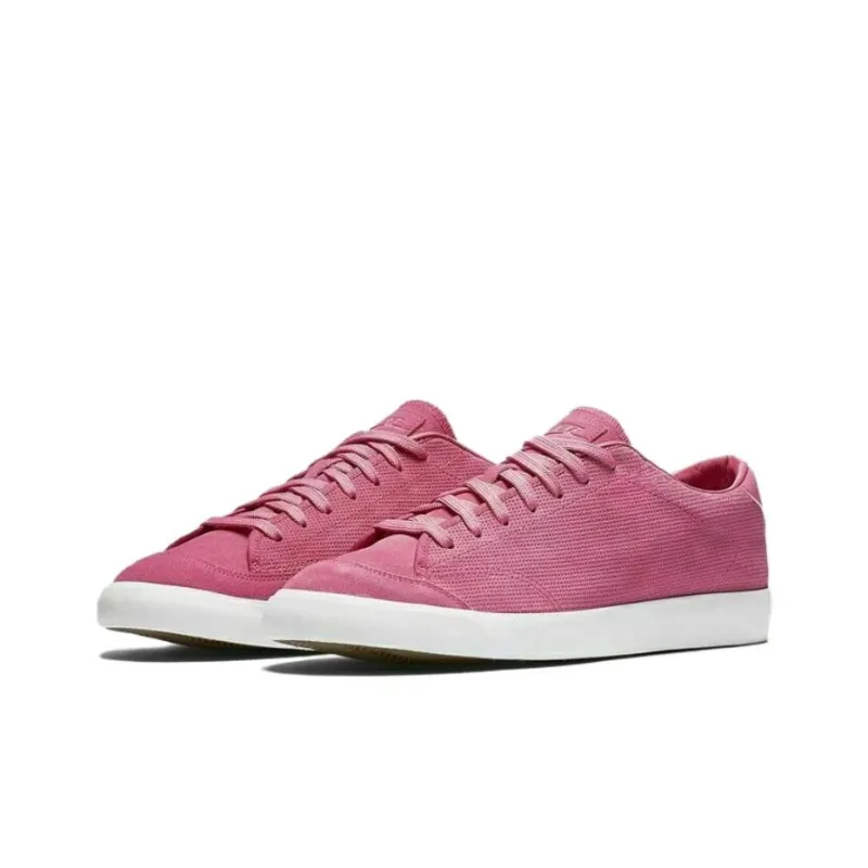 Nike Zoom All Court 2 Low Slip Resistant Cushioning Wear Resistant Low Top Skateboard Shoes Unisex Peach Pink-1