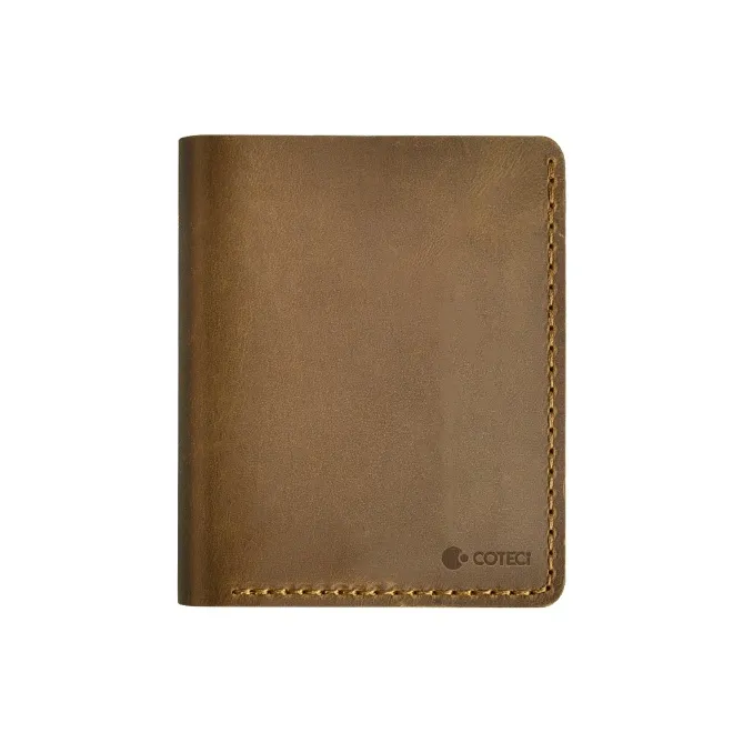 COTECi Cow Leather Card Holder, Coin Purse, Card Holder Regular Unisex Black/Dark Brown/Coffee-10