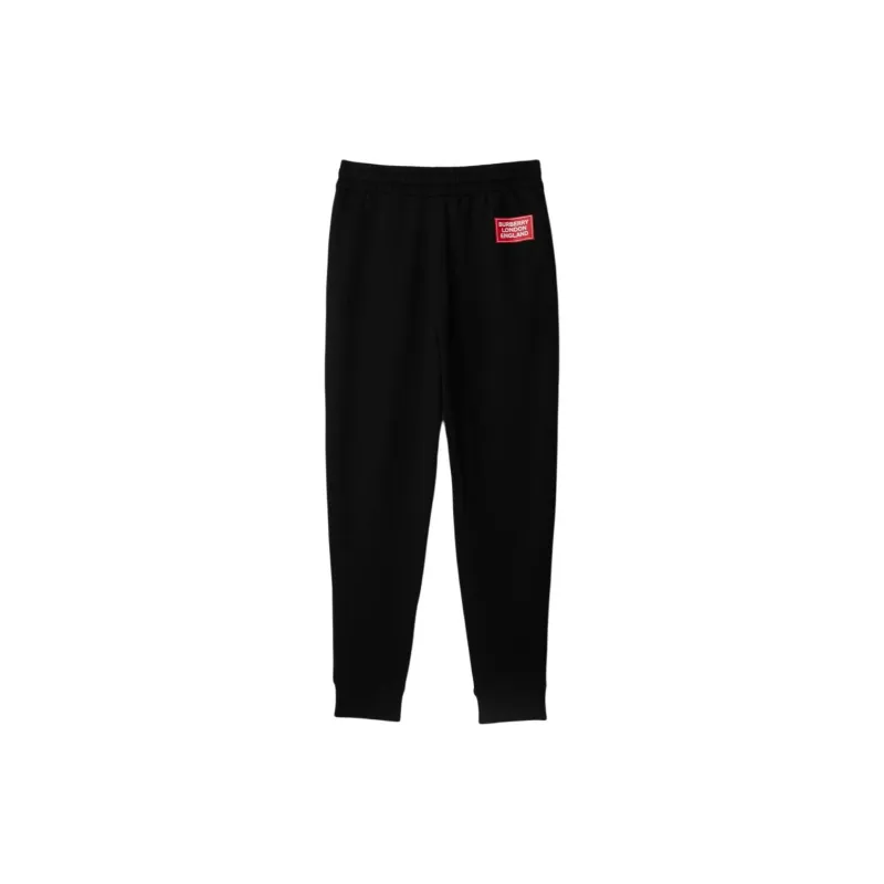 Burberry SS24 Knitted Sports Pants Women's Black-1