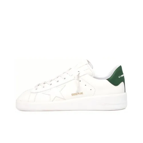 Golden Goose Purestar Stylish Skateboarding Shoes Men's White Green