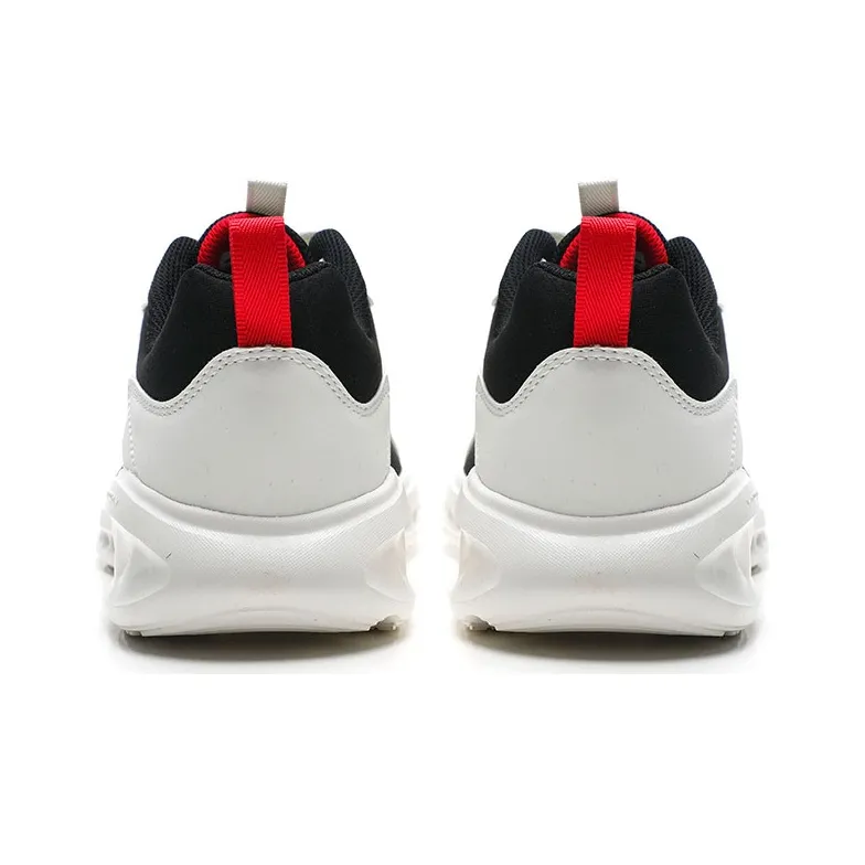 Anta Breathable And Lightweight Low Top Running Shoes Men's Black White Red-4