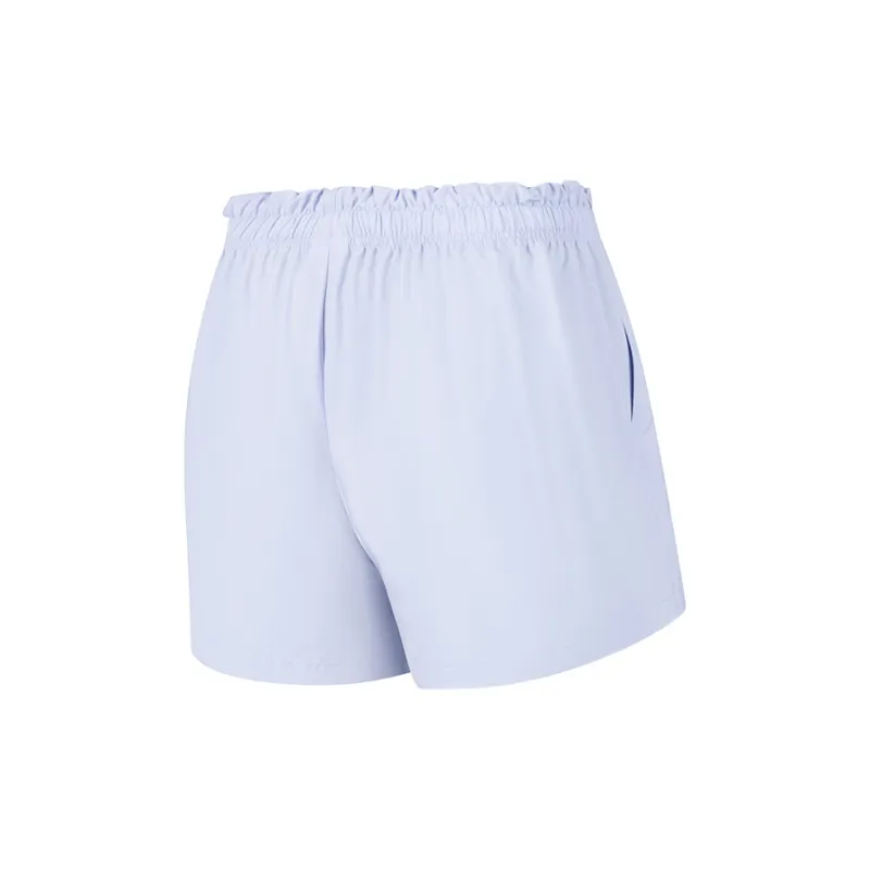 QIAODAN Casual Shorts Women's Light Transparent Blue-1
