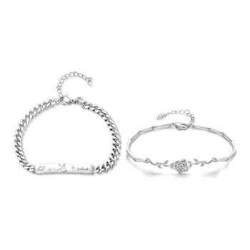 TRUE ME S925 Silver Bracelets Unisex