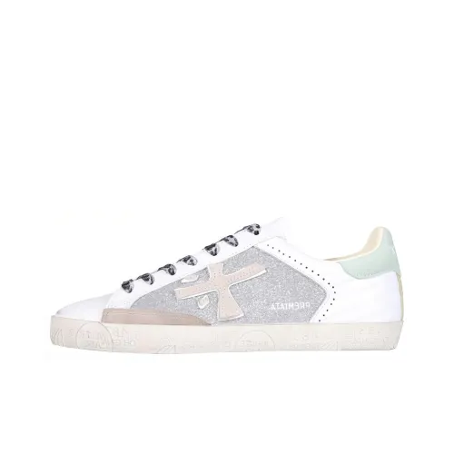PREMIATA Steven Low-Top Skateboard Shoes Women's White Gray