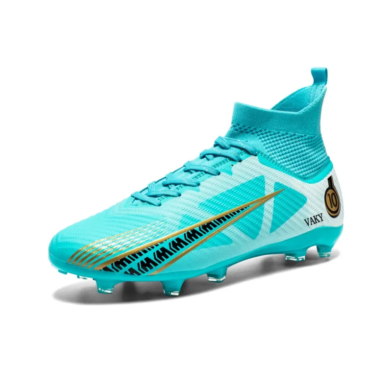 VAKY Cushioned Slip-Resistant Abrasion-Resistant Breathable Soccer Shoes Unisex-12