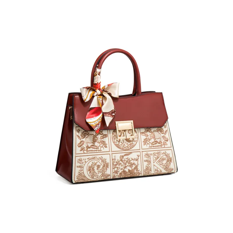 ST&SAT Synthetic Leather Wedding Handbag Regular Women's Red/Blue-1