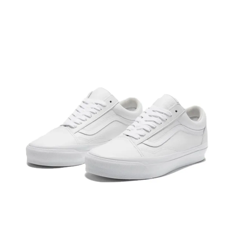 Vans Old Skool 36 Slip Resistant, Abrasion Resistant, Lightweight Low Top Skateboard Shoes Unisex White-1